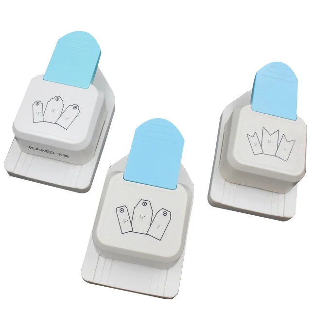 
3 in 1 tag punch corner cutter paper Embossing device book mark punching machine for home office school 