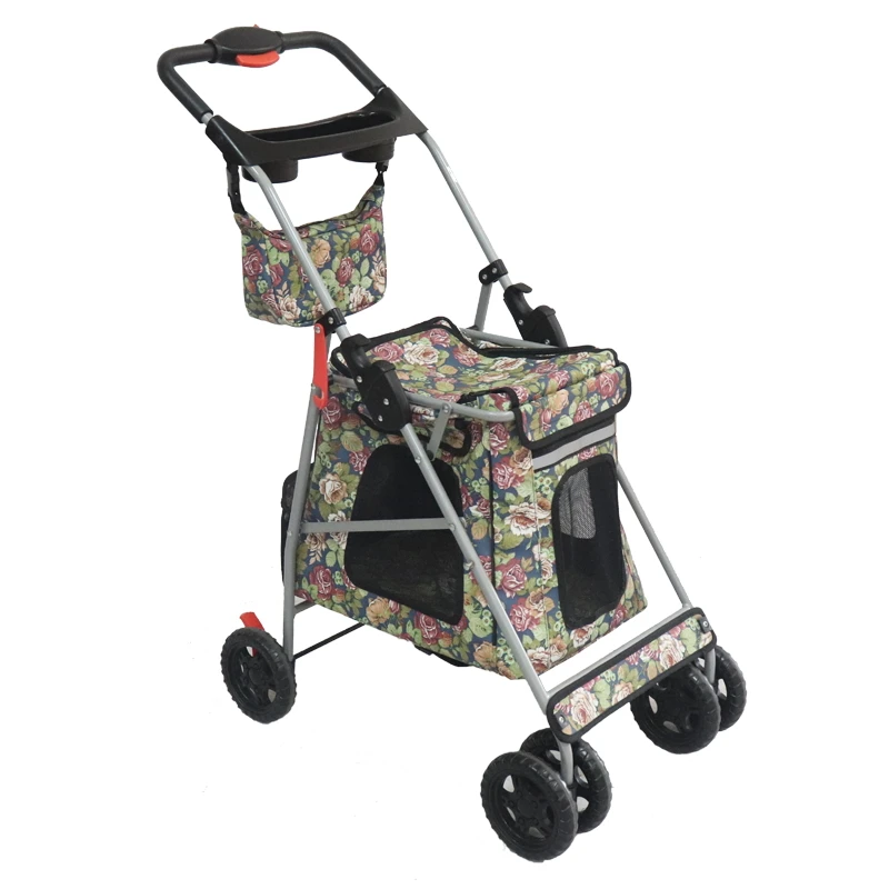
Large pet stroller three wheels high quality pet stroller for small animals 