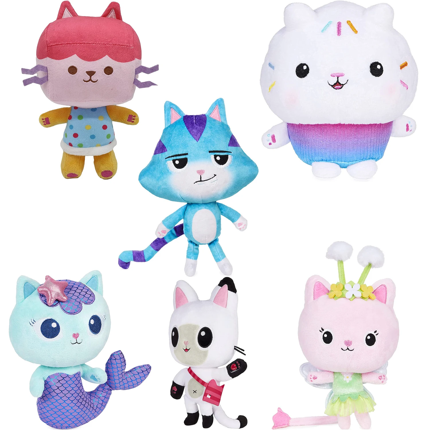 Домик для кукольного домика Gabby в виде панды, лап, Меркат, Китти, фея, кататра, пурпурная плюшевая игрушка, детские игрушки для возраста от 4 лет и старше