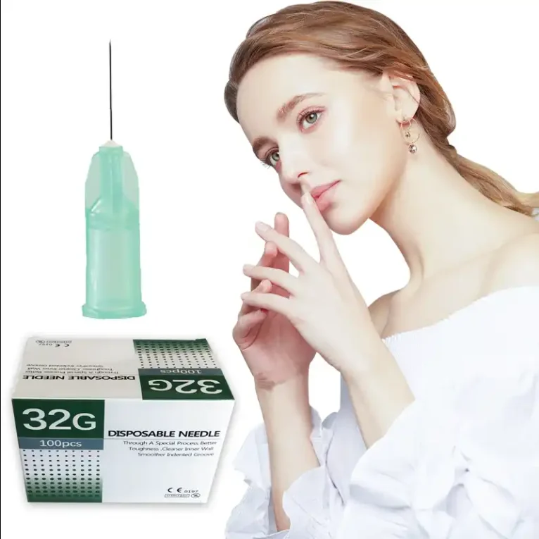 Мезотерапия лучшего качества тонкая игла 32 г 4 мм стоматологическая одноразовая Стерильная безопасная для подкожных инъекций