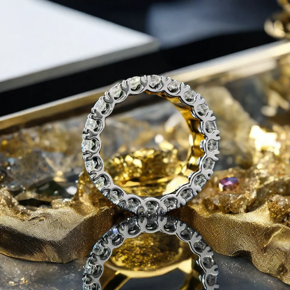 Customization Non Tanish 3 Mm Cvd Hpht Lab Grown Diamonds Fine Jewelry Rings 18K Real Gold Igi Certified Diamond Lab Grown Ring