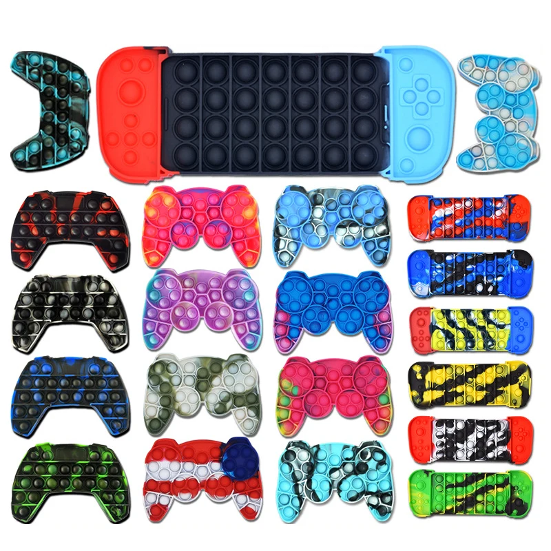 Силиконовый популярный джойстик Tie Dye контроллер для видеоигр популярная силиконовая