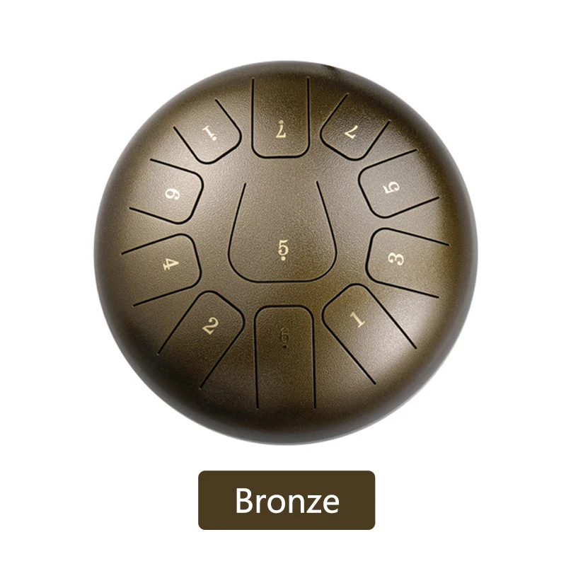 
steel tongue drum 8-13 notes various modulation tank drum for meditation so on 