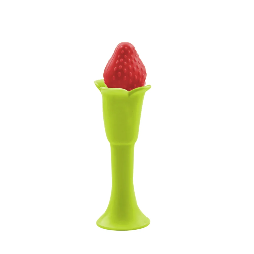 Food grade silicone fruit gum baby molar stick strawberry corn grape mother and baby products