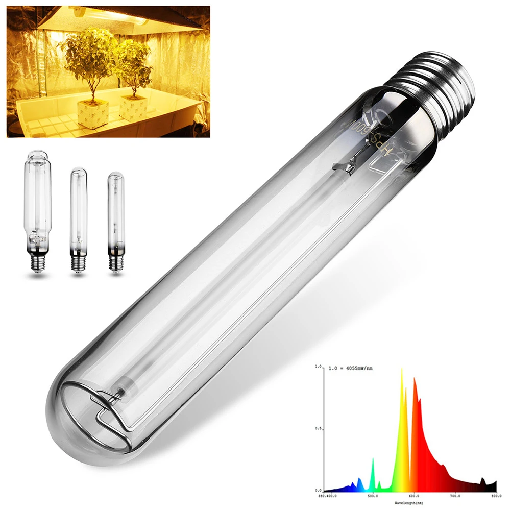 Wholesale E39/E40 1000W High Pressure Sodium Lamp High Efficiency HPS Bulbs For Hydroponics Indoor Grow Plant Growth