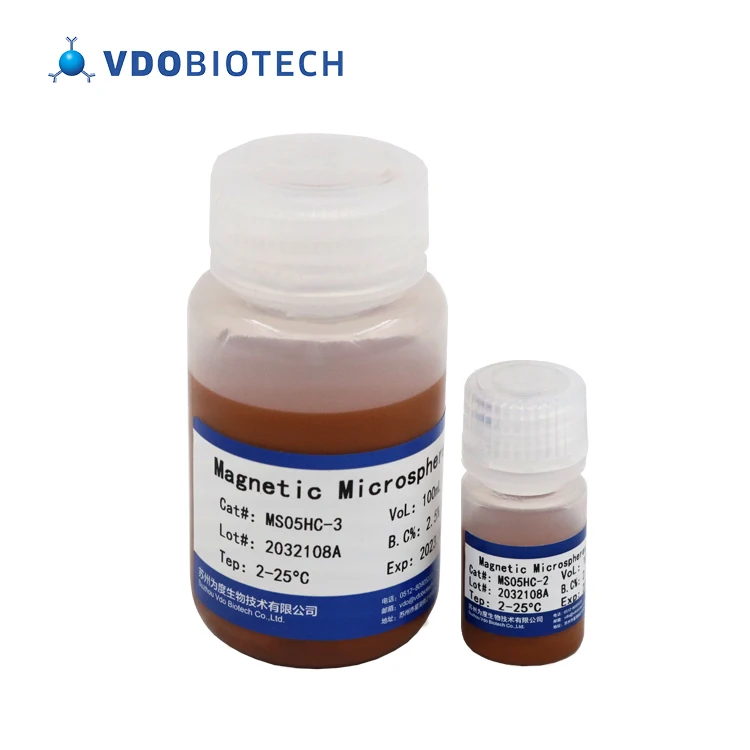 100ML RNA Isolation Magnetic Bead Particles  Magnetic Nano Microspheres