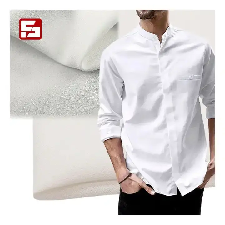 100% polyester shirts fabric toyobo fabric arab thobe crepe woven fabric