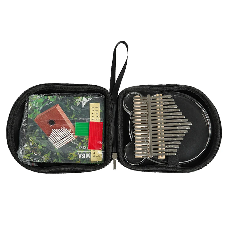 Factory Direct Sale Customized Kalimba Eva Case Bag Zipper Hand Carrying Storage Bags