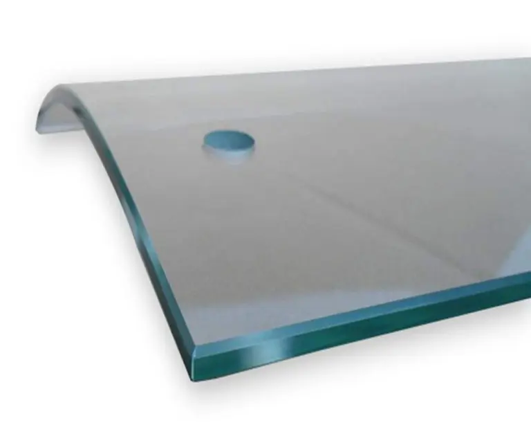 Factory customized hot selling safe bent glass  3mm-19mm toughened curved panels suppliers