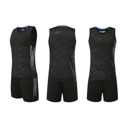 Wholesale Cheap Beach Volleyball Shorts Shirt Set Custom Logo Women Men Team Volleyball Jersey Uniforms