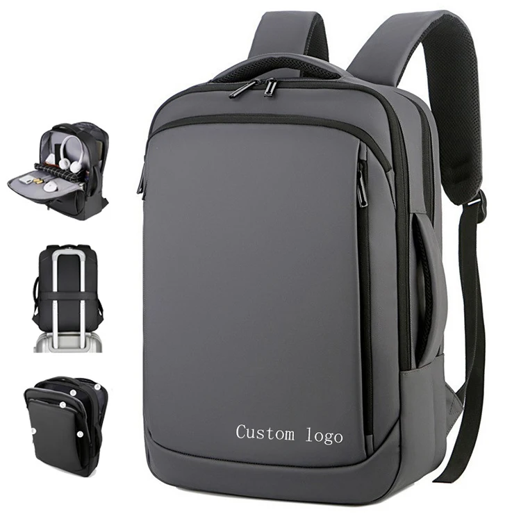 Wholesale expandable bulk boy school bag waterproof custom laptop backpack with usb