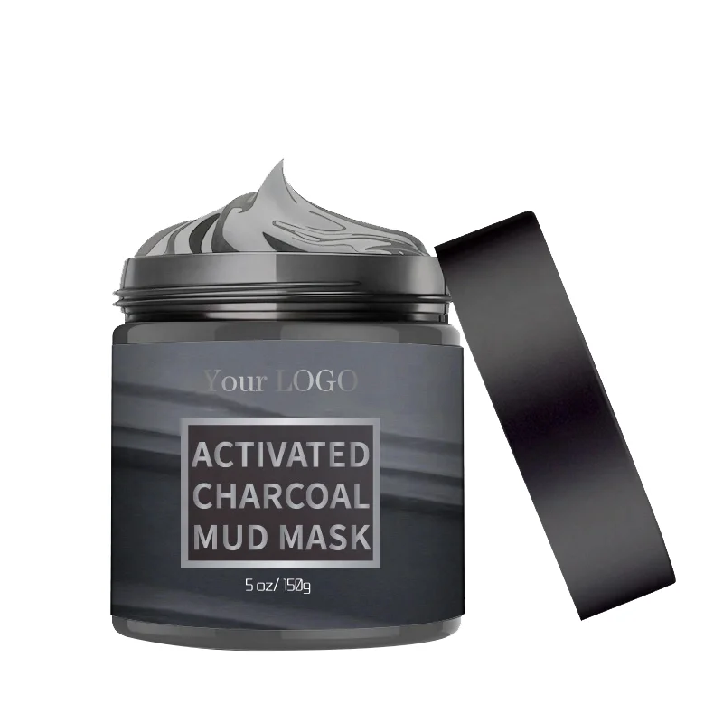 Volcanic Charcoal Mud Whitening Firming Facial Moisturizing Soothing Vitamin C Brown/Green/Pink/Turmeric/ Face wh