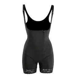 Plus Size Ventre Polyester Abdomen-flat Shapewear Underbust Waist Trainer Corset One Piece Shaper Lace Shapewear