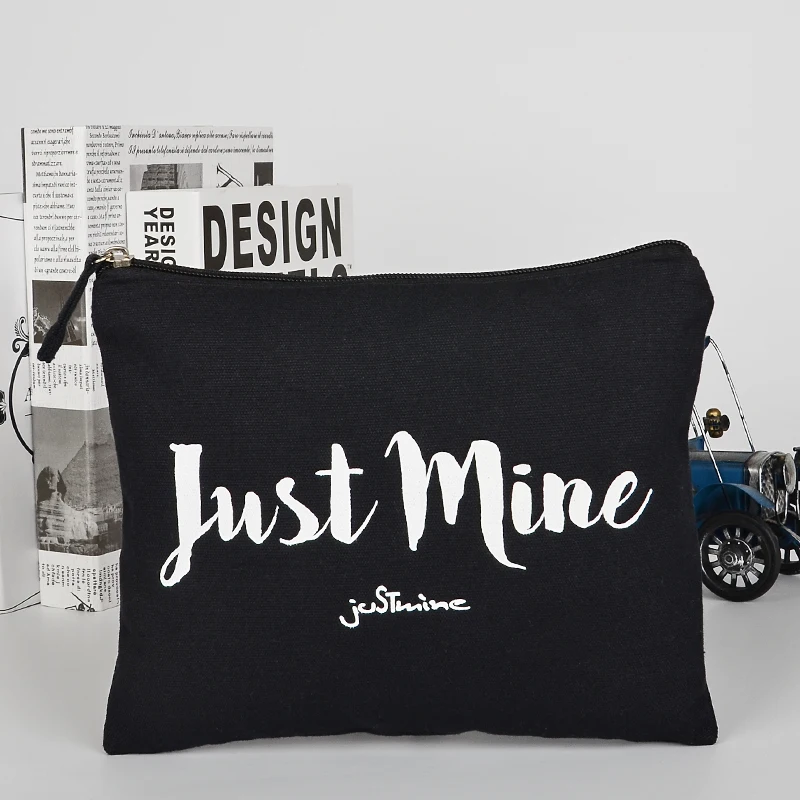 Original supplier factory direct sale canvas bag with zipper wholesale cotton pouch bag cotton canvas cosmetic pouch