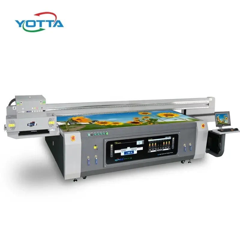 Yotta 9060 2513 широкоформатный планшетный принтер многофункциональный Ультрафиолетовый подходит для массового печатания на колесиках