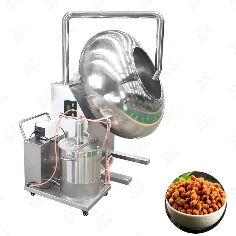 Gelgoog Drum Popcorn Coater Groundnut Peanuts Coating Machine