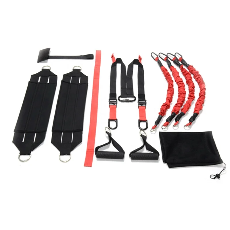 Adjustable Home Gym Trainer Exercise Sling Straps Fitness Suspension Trainer