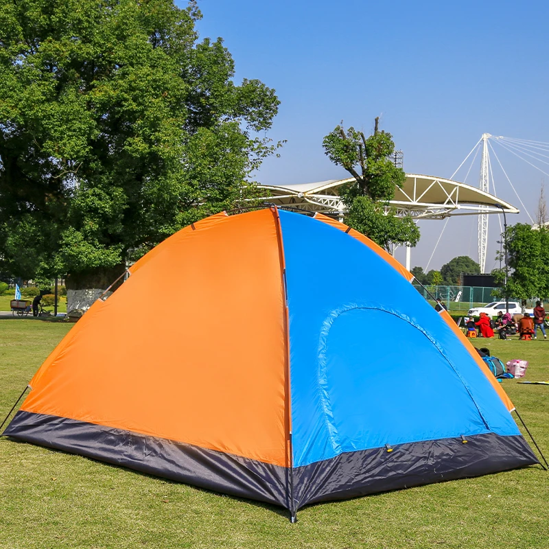 Hot sale Anti UV 6 person outdoor large family camping equipment tent