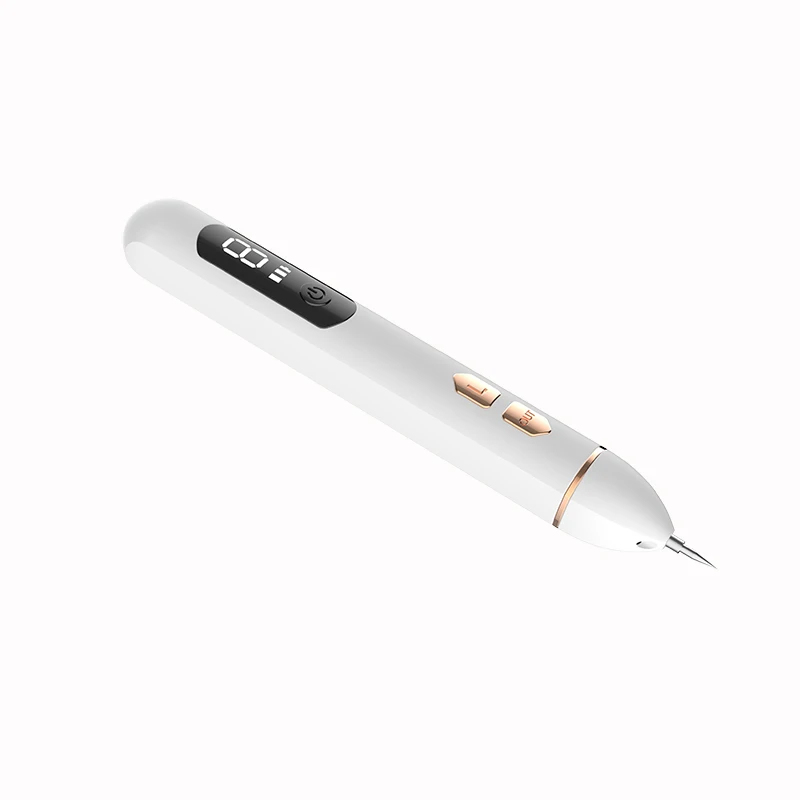 
2021 New Arrival Amazon Hot Sale Ultrasonic Face Mole Removal Pen with stainless steel needle 