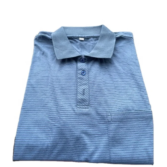 Leenol Cleanroom Esd Clothing Esd Polo T-shirt Antistatic Clothes