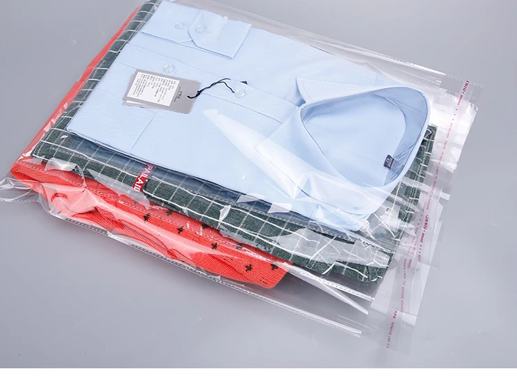 clothes t-shirt poly plastic opp bags