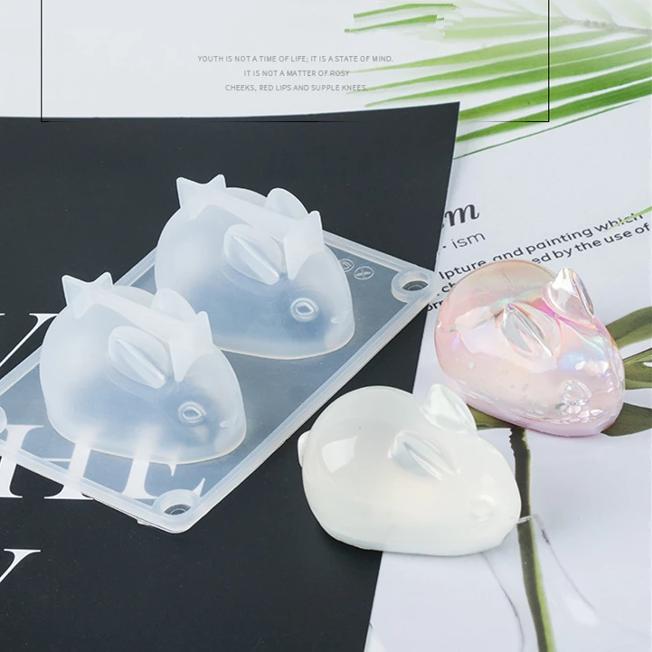 Hot Sale Bunny Pudding Mold Silicone Three-Dimensional Milk Jelly 3D Mousse Cake Mould