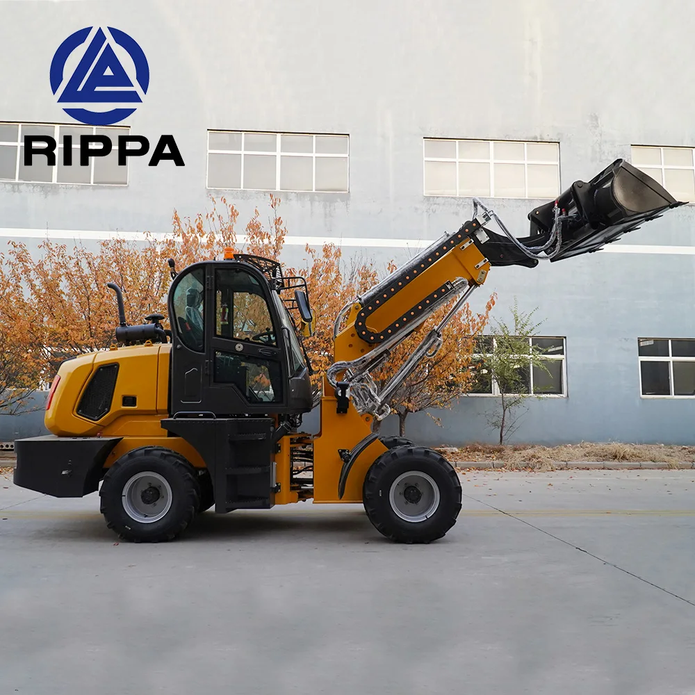 Rippa Wheel Loader Fast Delivery Diesel Wheeled Loader High Quality Cheap Price Telescopic Arm Loaders