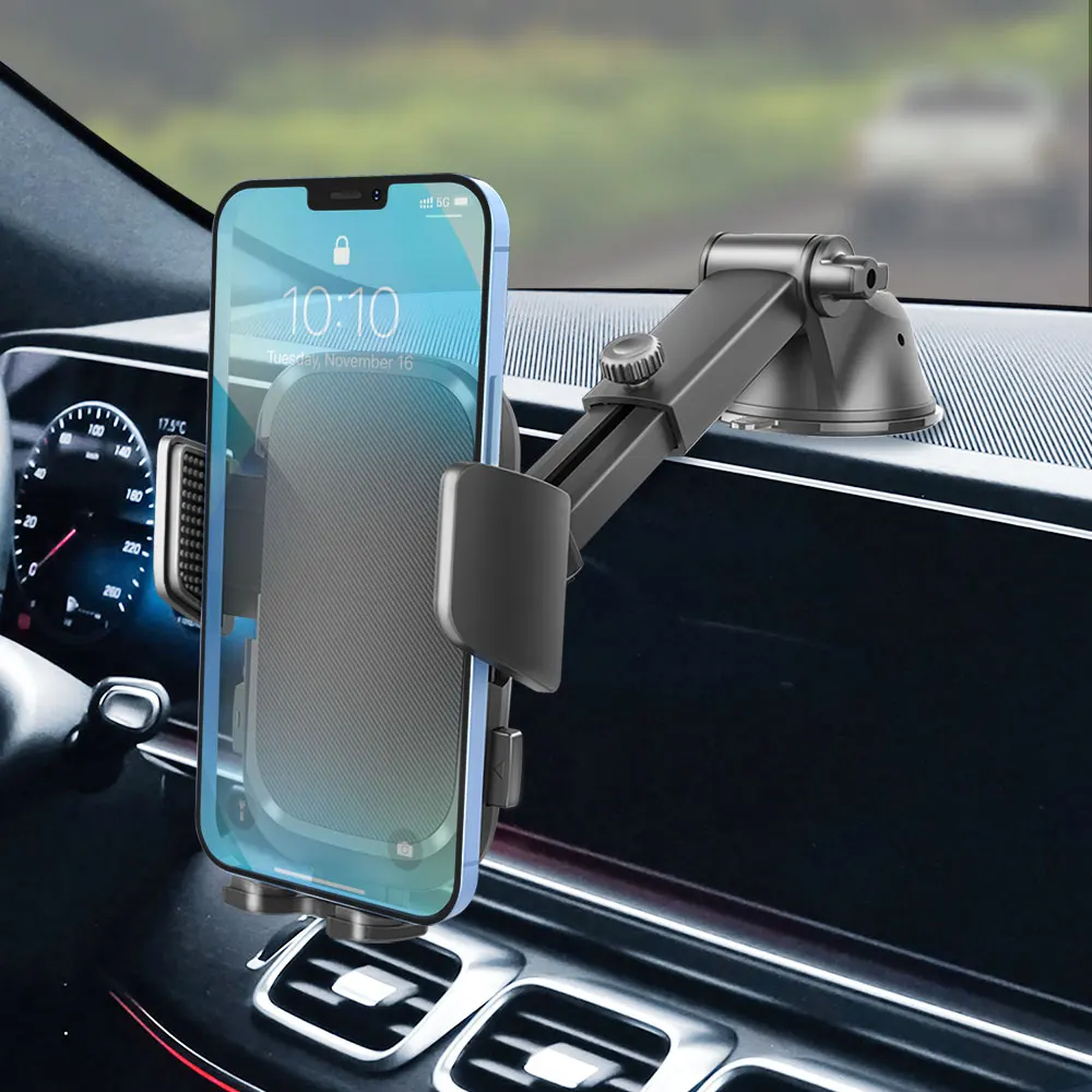 Hot Sale Telescoping Dash & Windshield Car Mount Phone Holder Cradle Universal Mobile Phone Holders