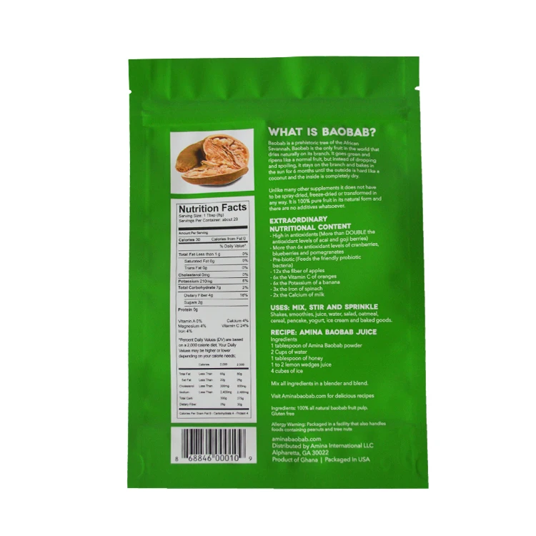 Compostable Mylar & Aluminum Foil Stand Up Zip Lock Pouch Custom For Coffee Packaging Bag