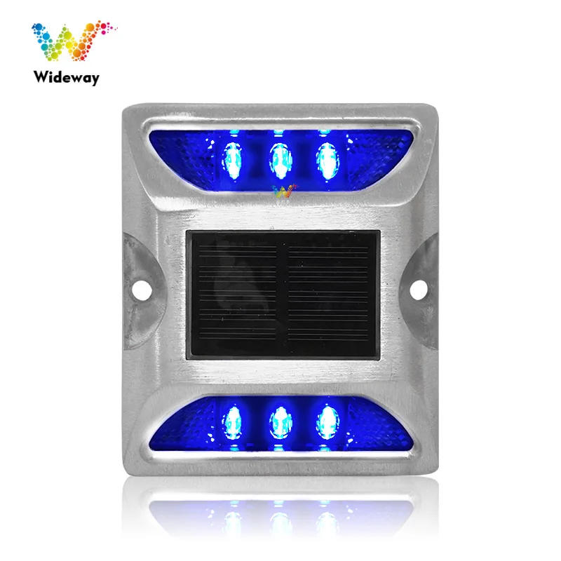 CE certified highway road stud light solar lane road reflector aluminum solar cat eye road stud