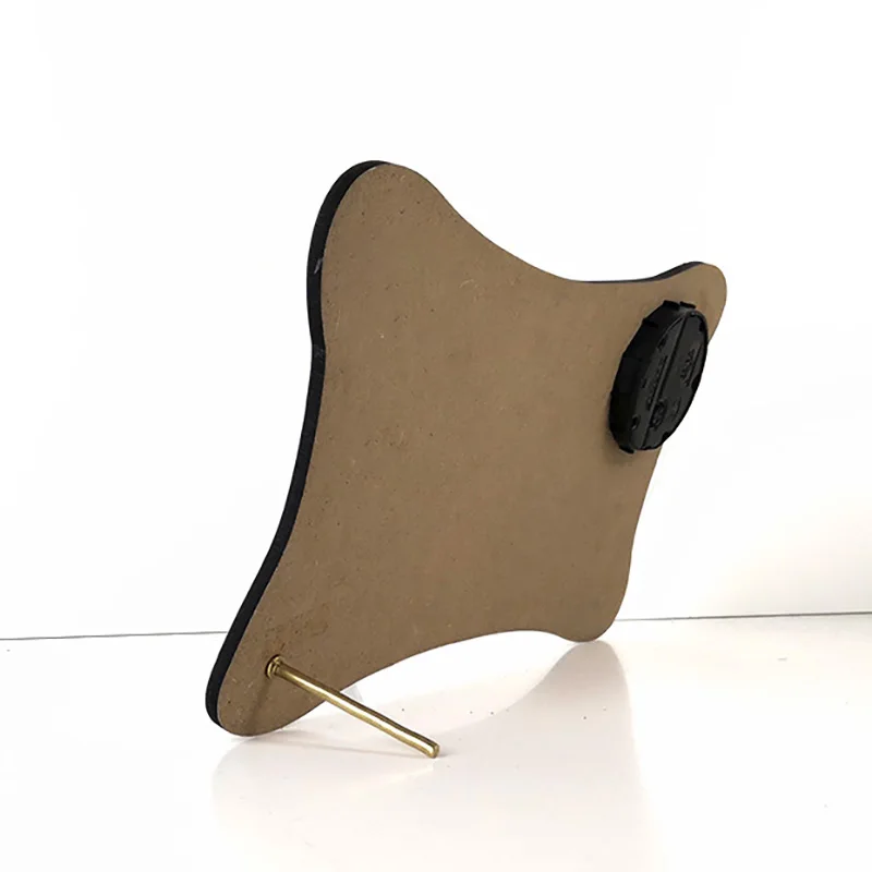 Rectangle sublimation desktop clock custom wooden table clock factory