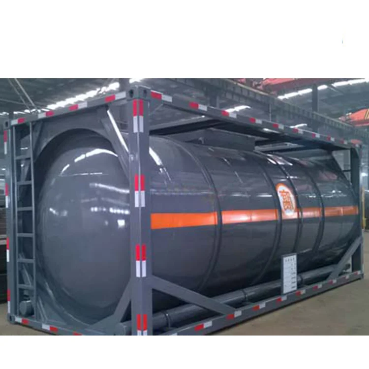 iso standard 20 foot Chemical liquid caustic soda tank containers