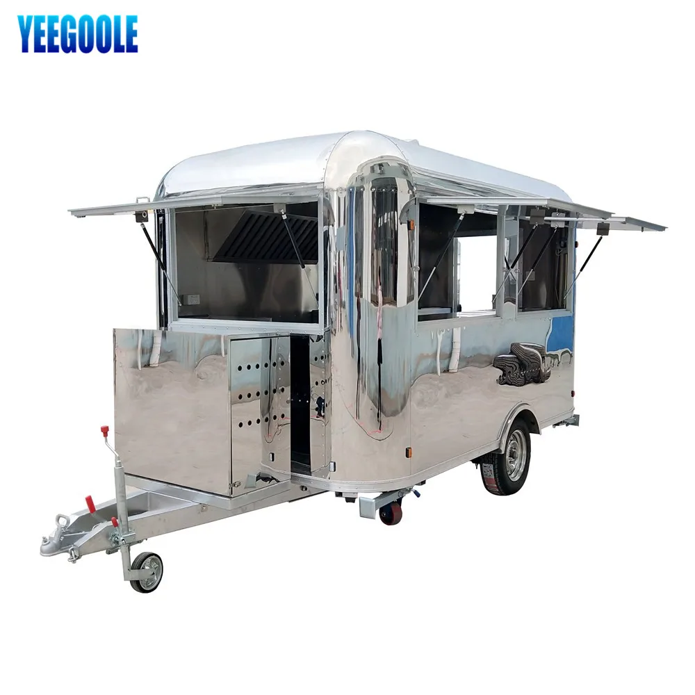 industrial biomass mobile food trailer food cart cooking trailer for boiler energy saving automatic burner