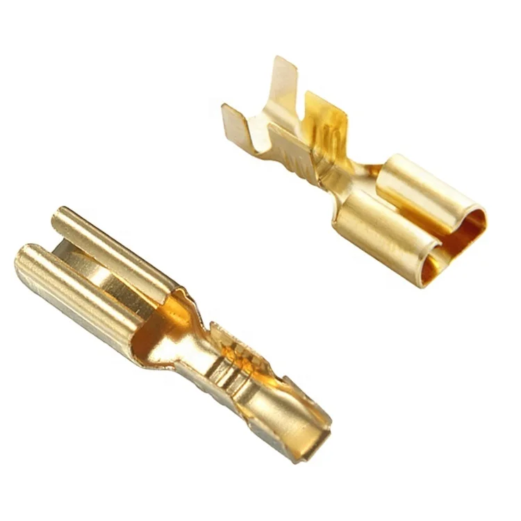 Stamping Parts Factory Experience Stamping Wire Crimp Terminal Brass Terminal Crimp Connector