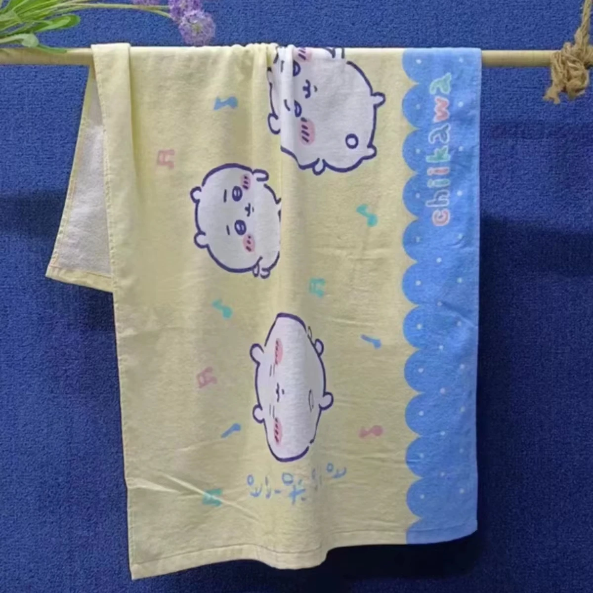 Customized High Quality Cotton Cartoon Bath Towel Pink Bear Yellow Big Fat Beach Towel Breathable and Absorbent Beach Towels