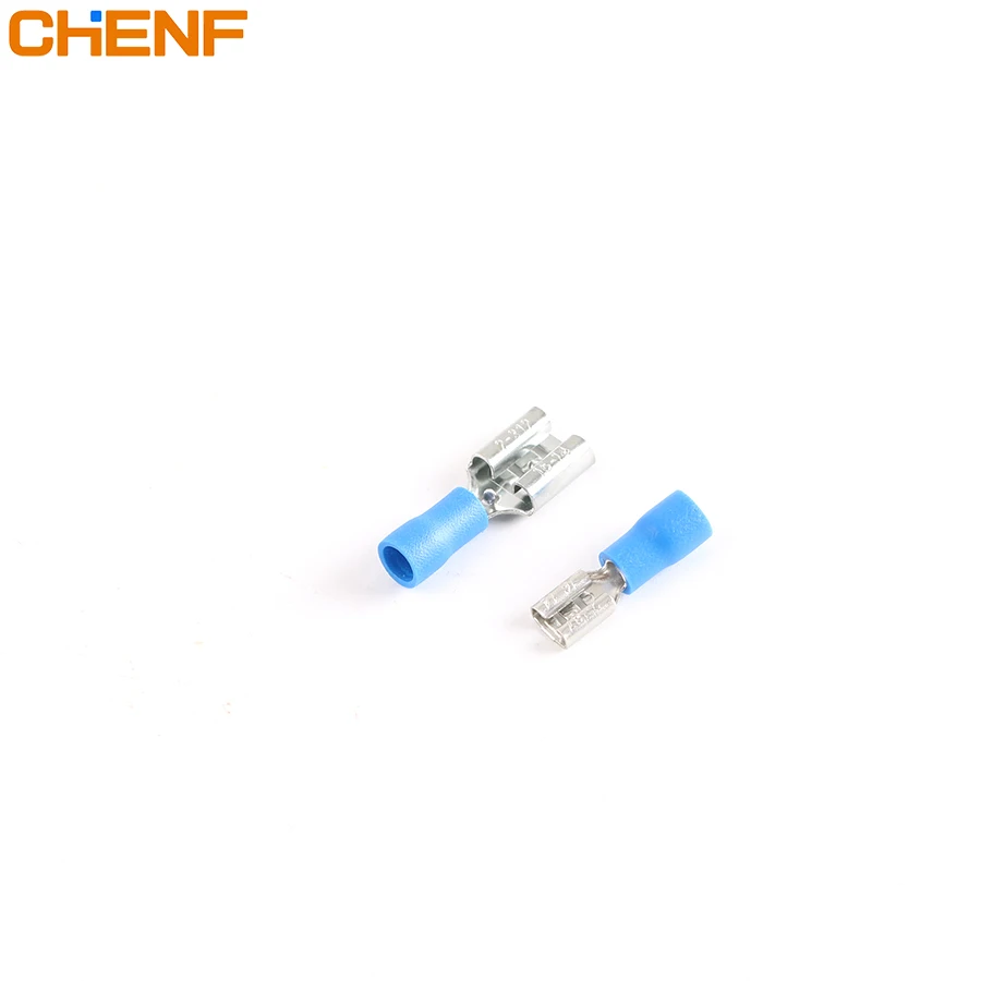 CHENF Factory direct supply FDD/MDD2-250 blue male and female insert spring insert butt end insulation cold pressure terminal