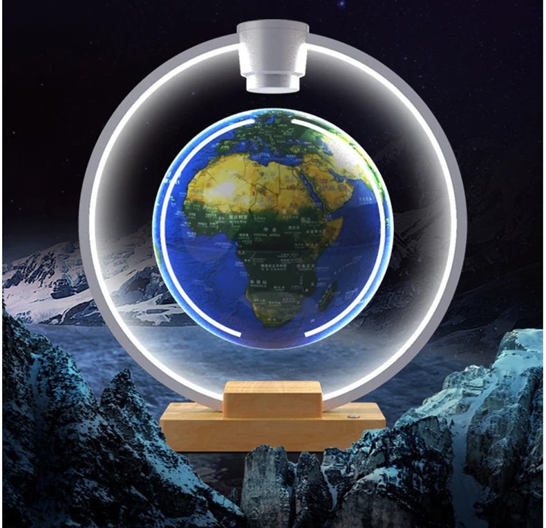 antique desk globe with worldwide sea routes and air routes and city information business round world map globe gifts