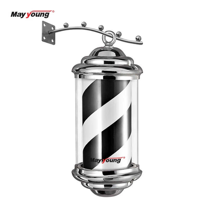 M343 Hot sale LED Hair salon sign Barber shop lamps Outdoor Traditional mini barber pole