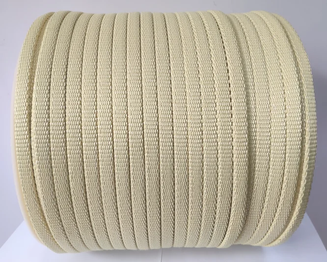 High Quality Hot Sale Fireproof Aramid Braided Roller Ropes For Glass Tempering Furnace