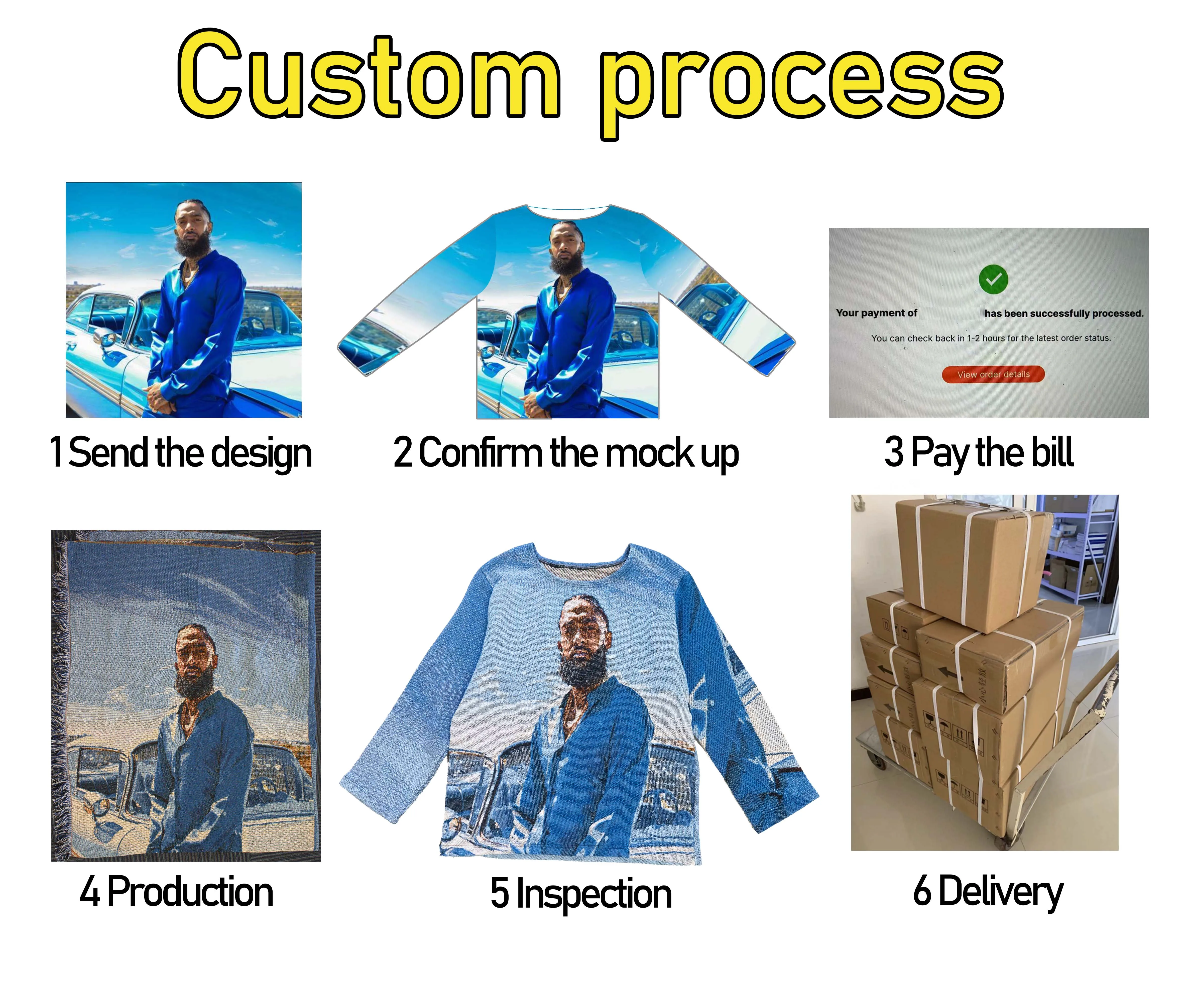 High-Quality Custom Tapestry Jacket and pants For Men Streetwear Design Woven Jacquard Men Clothing rap Zipper Tapestry Jackets