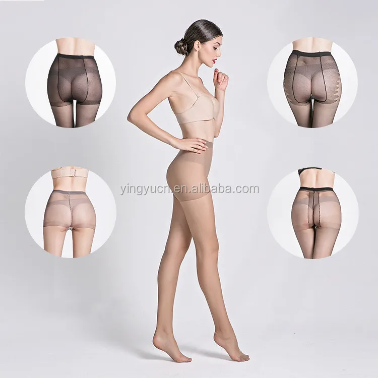 Chinese factory manufacturers best quality girls ladies womens sheer support transparent snagging sheer toe pantyhose