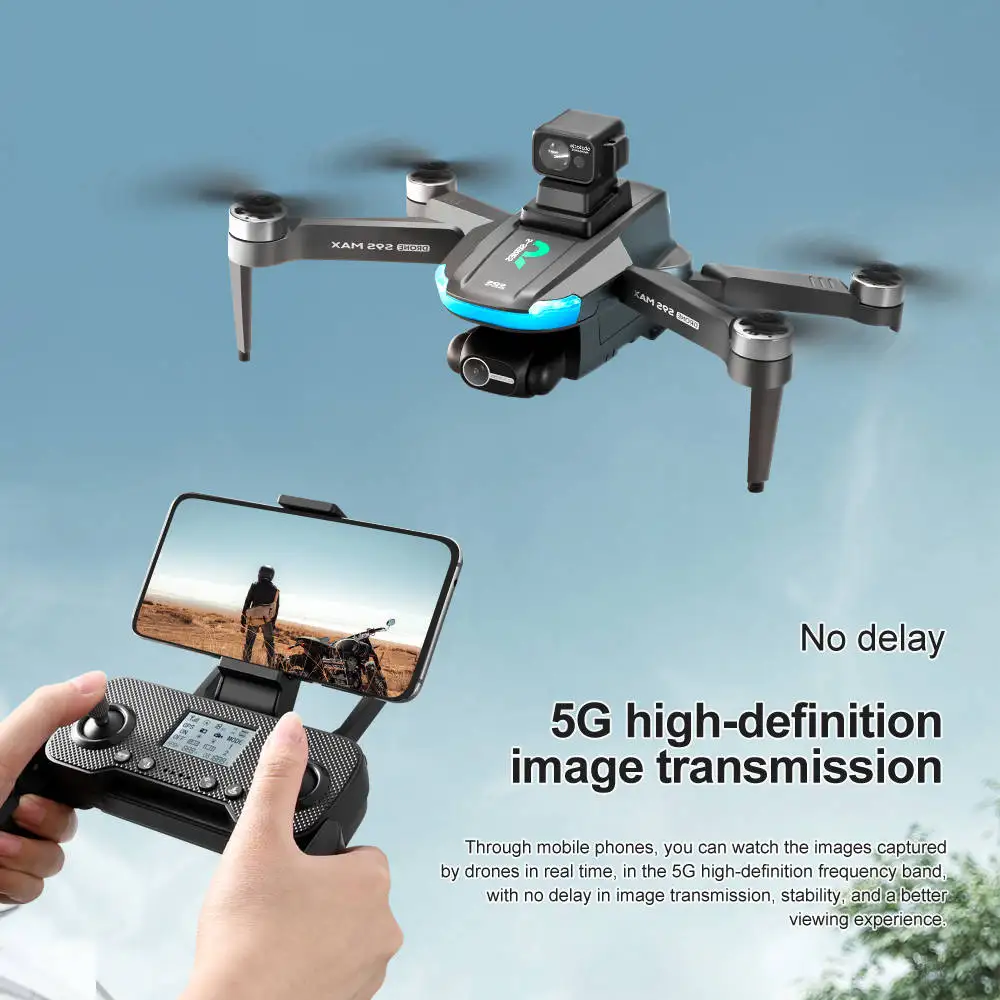 JHD New S9S GPS Drone 4k Profesional 8K HD Camera 2-Axis Gimbal Anti-Shake Aerial Photography Brushless Foldable Quadcopter