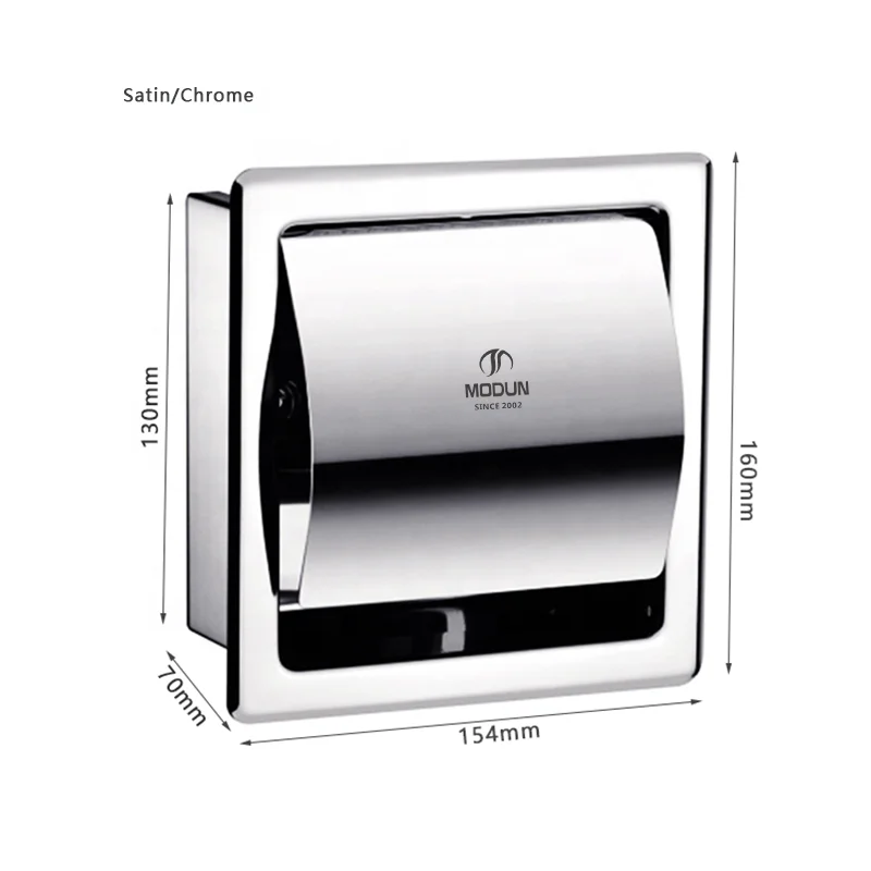 bathroom wall mount hand towel dispenser kitchen tissue box holder non-exposed stainless steel jumbo roll paper dispensers