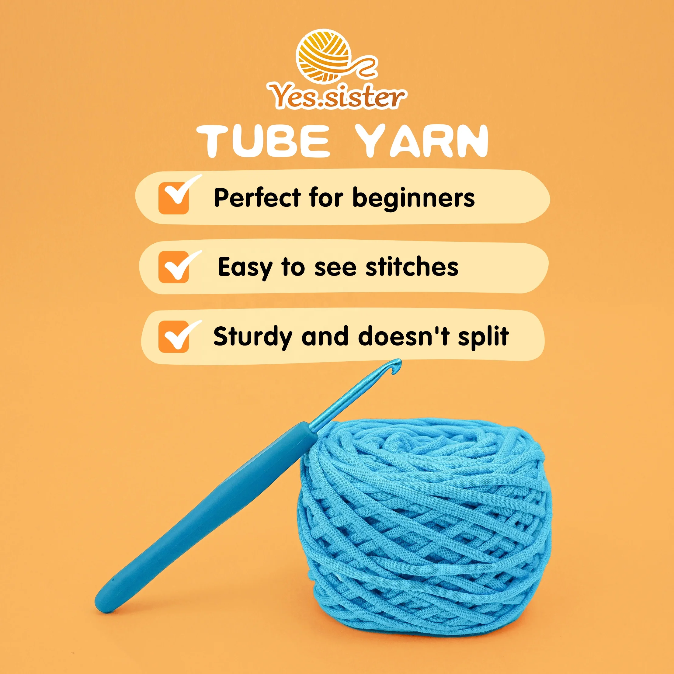 Роскошная хлопчатобумажная трубчатая пряжа, нейлоновая пряжа для вязания крючком, веревка для макраме, камвольная нить для ручной вязки крючком