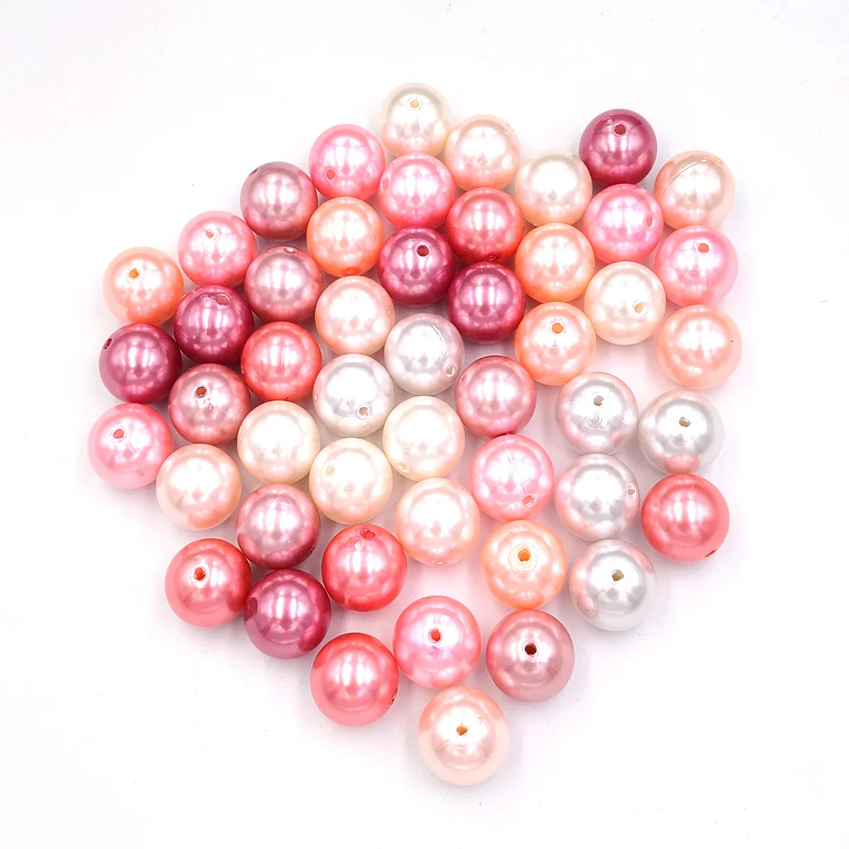 20mm Chunky Bubblegum Beads Jumbo Plastic Beads  Colorful Rhinestone Pearl Beads for Pen Bag Chain Jewelry Making