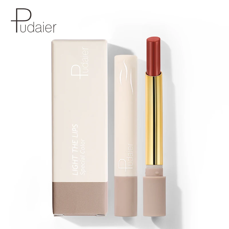 New Design Lip Makeup Lipstick Waterproof Portable Tobacco Tube Nude Color Long Lasting Velvet Matte Lip Stick