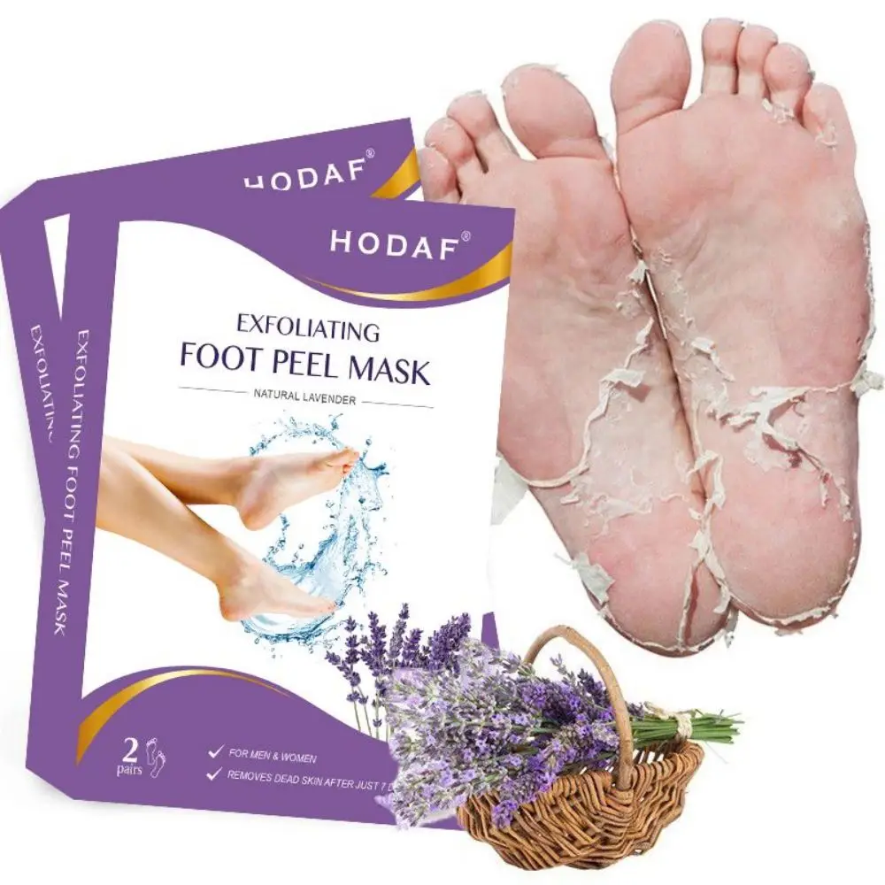 Exfoliating Feet Mask Exfoliating Foot Mask Socks Pedicure Peeling Dead Skin Remover Feet Mask Peel Foot Care Tool Moisturizing
