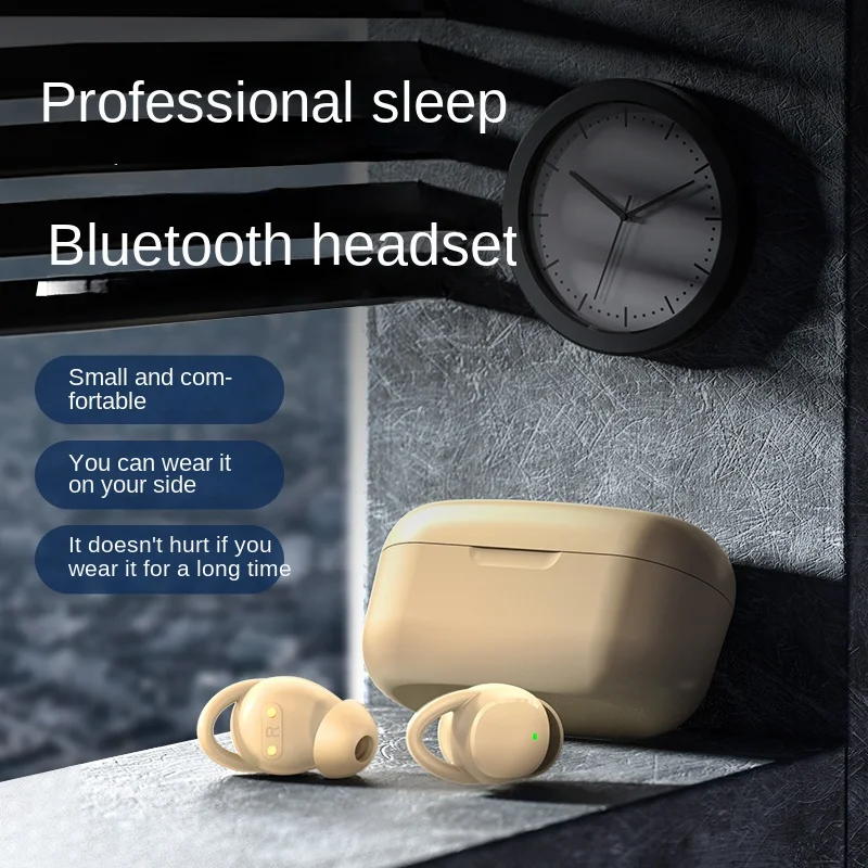 Y50 Noise cancelling HIFI BT TWS Headphones Invisible Portable True wireless Earbuds Mini Sleep Wireless Earphones for Sleeping