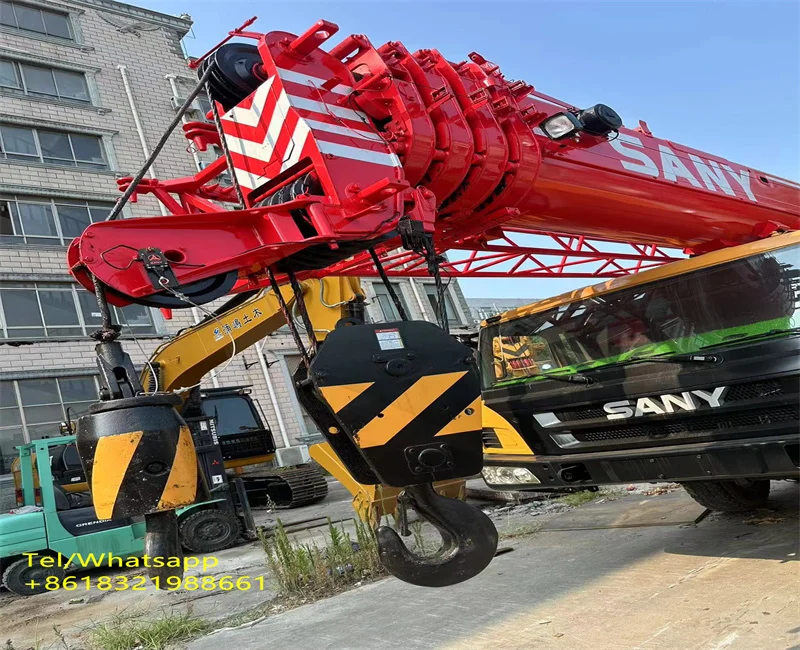 Sany Mounted Stc800 80-тонный 6x4 грузовик с краном мобильный кран сцепления Подержанный Автокран