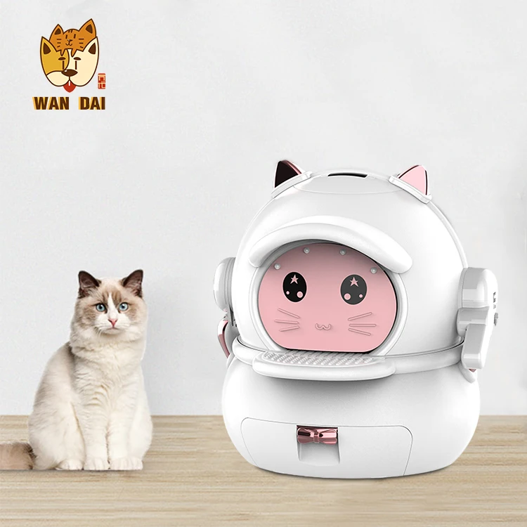 
Brand new anti-leaking pedal automatic litter box popular composite strength compression structure automatic cat litter box 